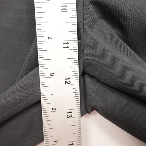 Stylus Chino Pants Men's Size 38 Gray Slash Pockets Regular Fit 100% Polyester - Picture 3 of 8